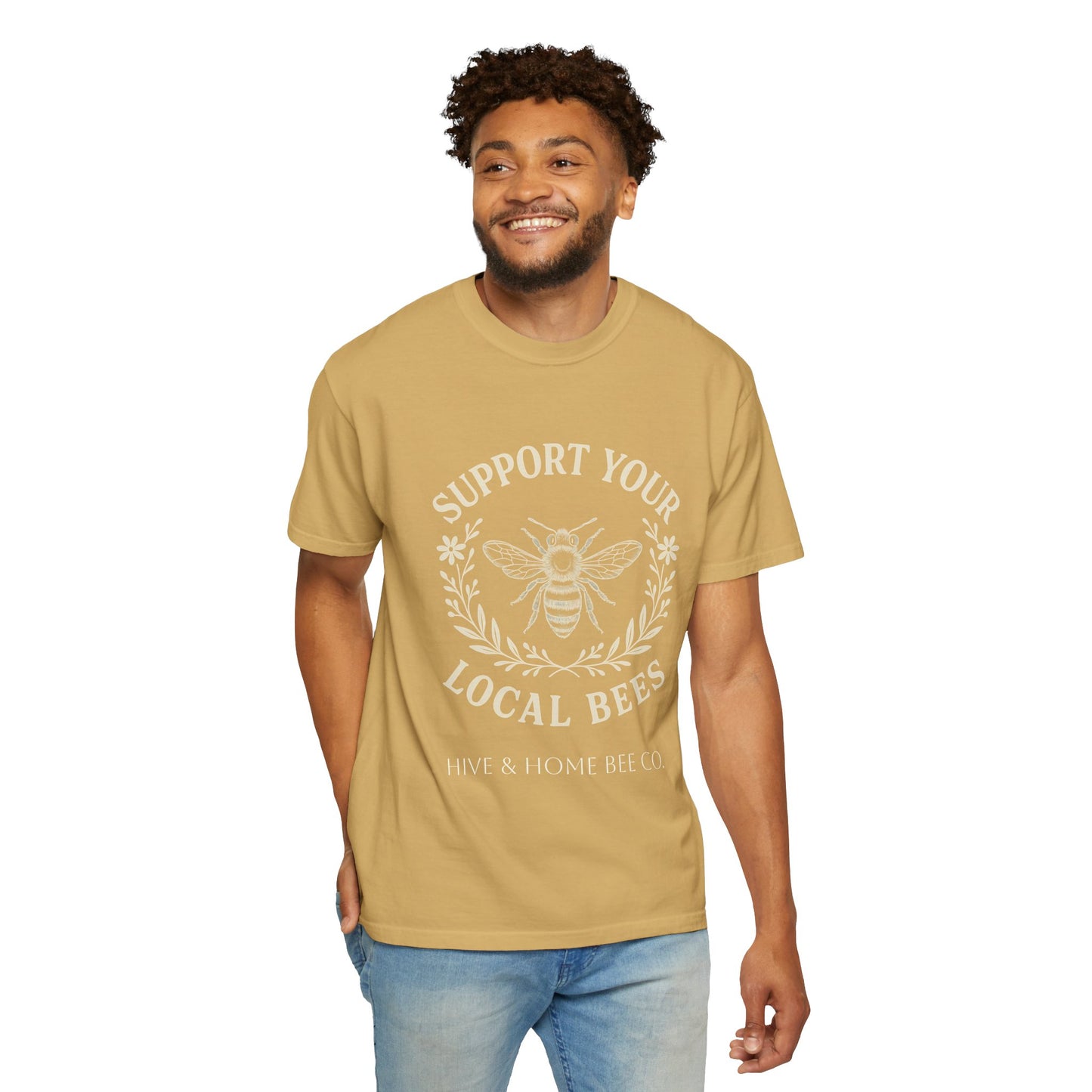 Bee Lover T-shirt - Support Local Apiaries and Farmers