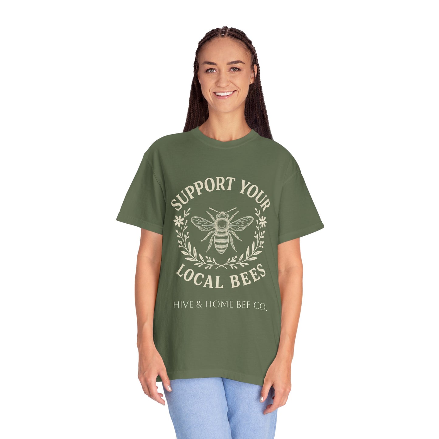Bee Lover T-shirt - Support Local Apiaries and Farmers