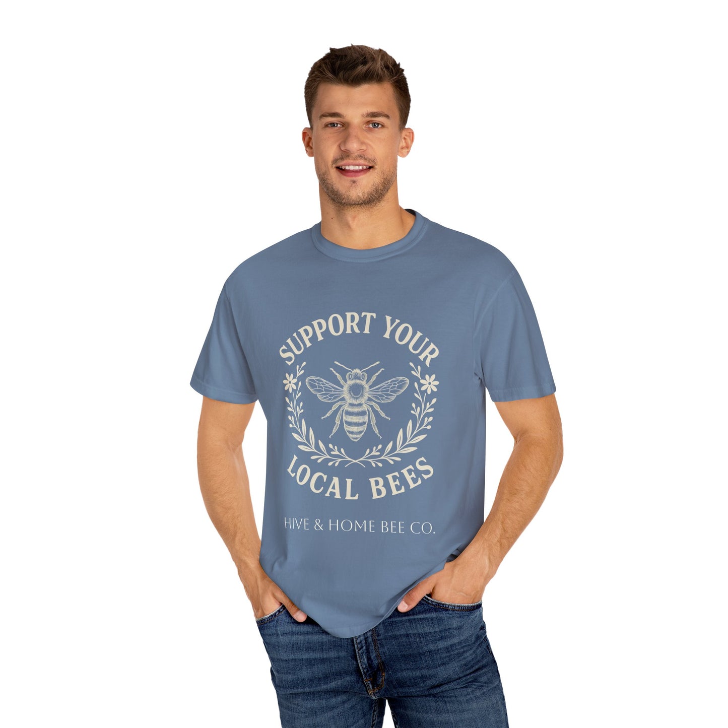 Bee Lover T-shirt - Support Local Apiaries and Farmers