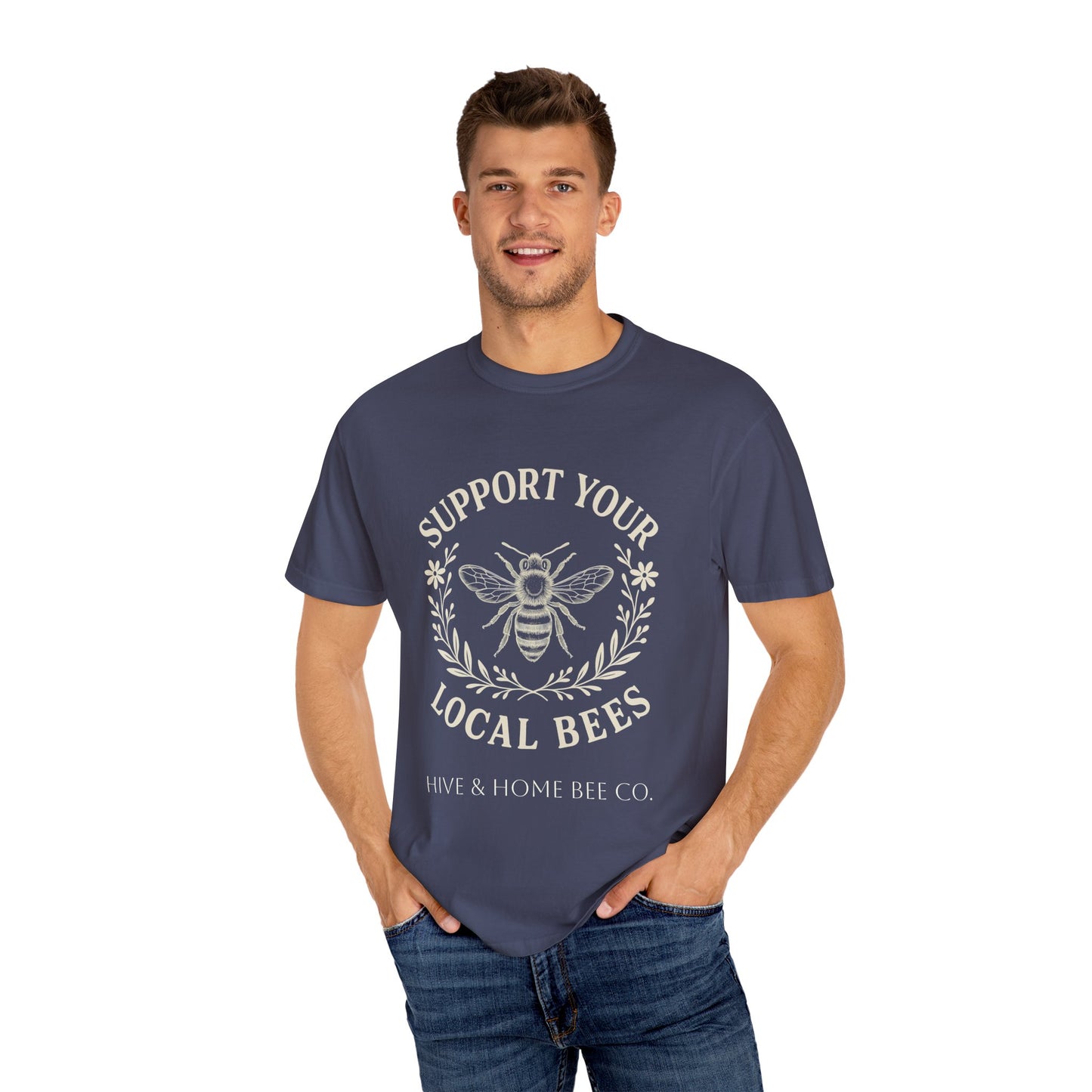 Bee Lover T-shirt - Support Local Apiaries and Farmers