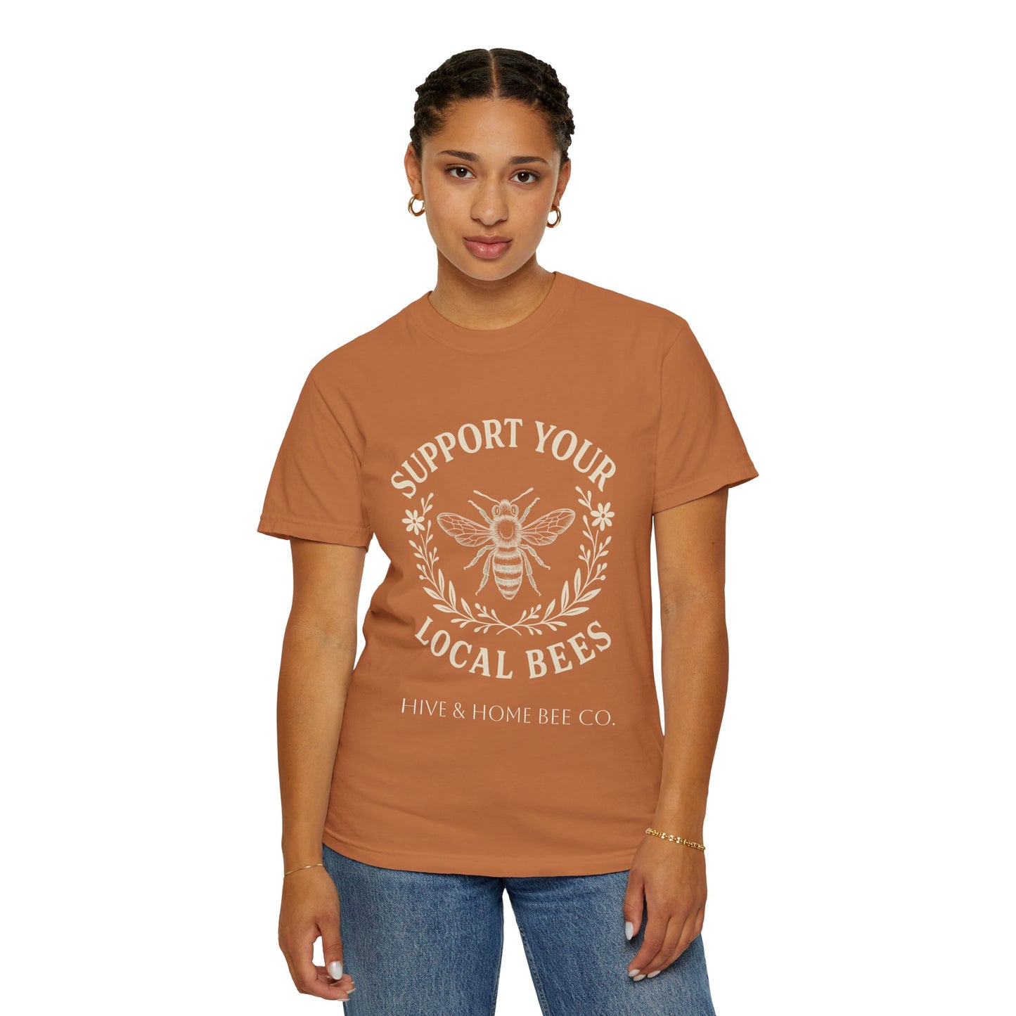 Bee Lover T-shirt - Support Local Apiaries and Farmers