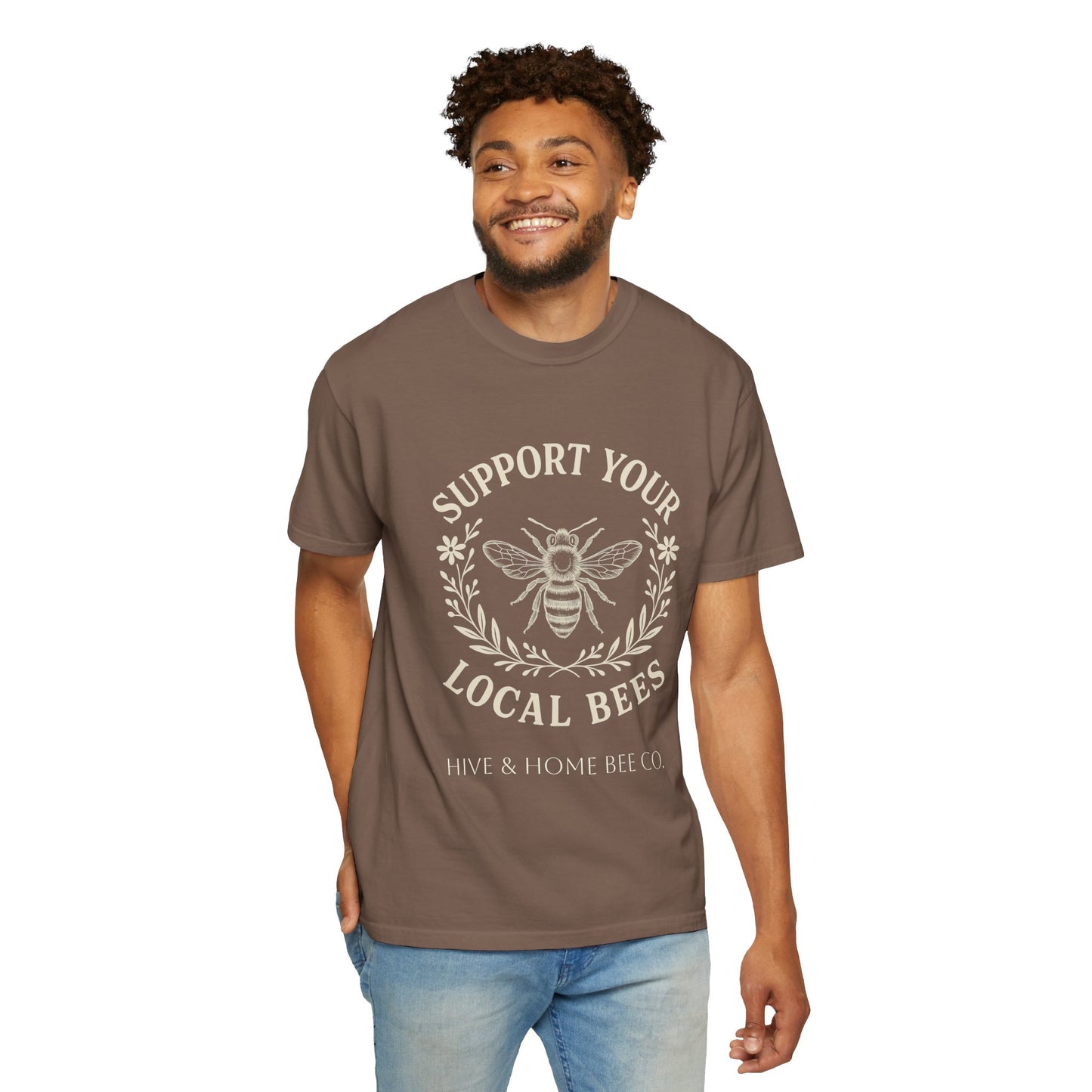 Bee Lover T-shirt - Support Local Apiaries and Farmers