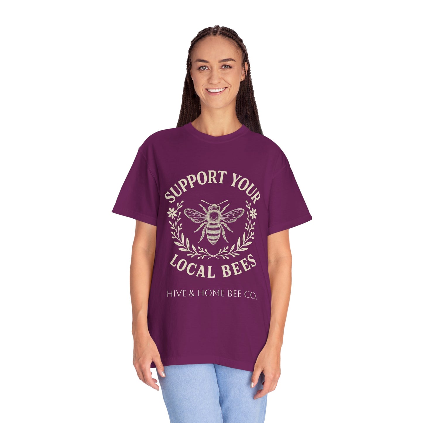 Bee Lover T-shirt - Support Local Apiaries and Farmers