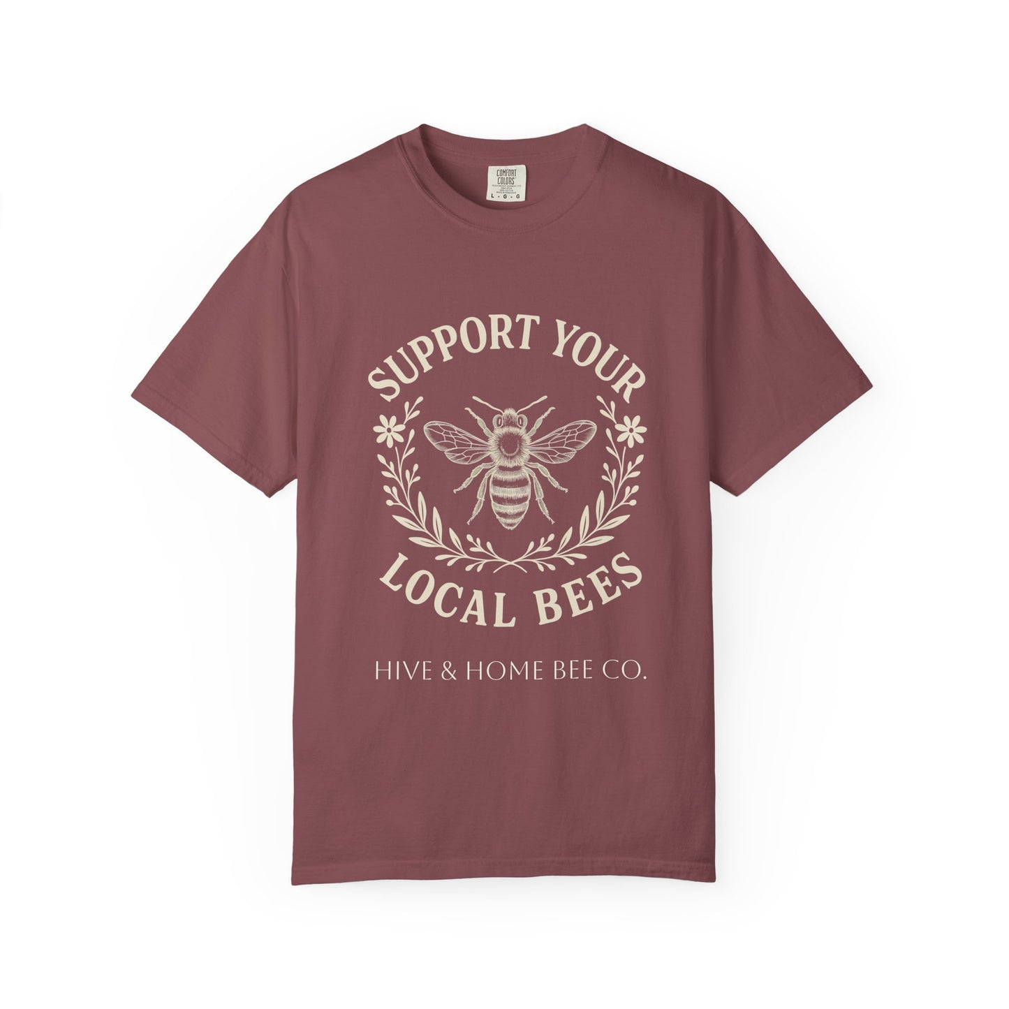 Bee Lover T-shirt - Support Local Apiaries and Farmers