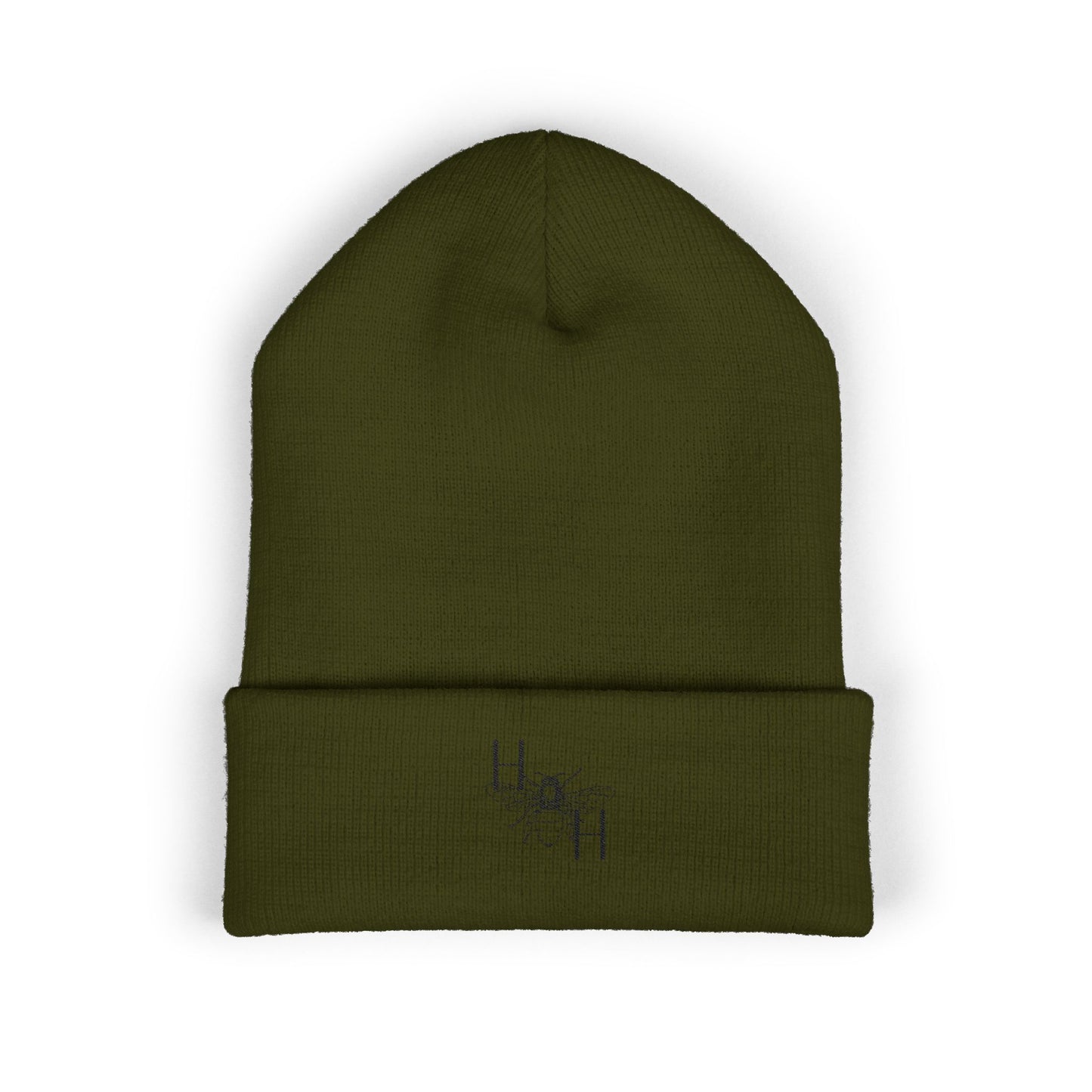 Classic Cuffed Beanie with Elegant Embroidery Logo