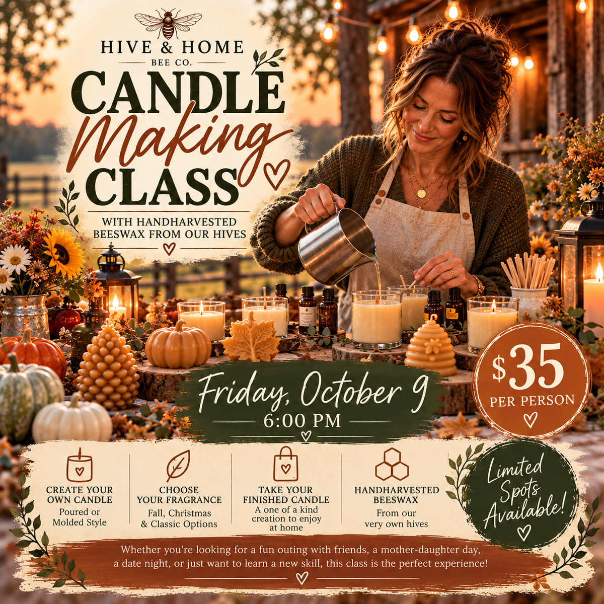 Candle Making Class