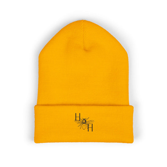 Classic Cuffed Beanie with Elegant Embroidery Logo