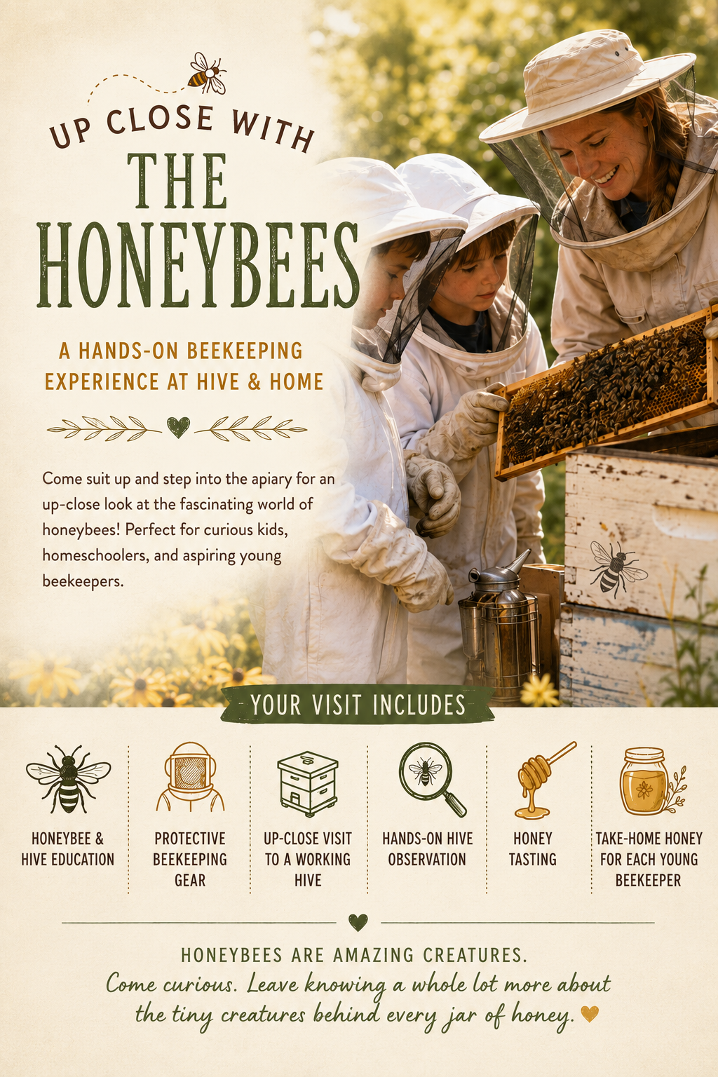 Up Close with the Honeybees: A Hands-On Beekeeping Experience in Tifton, GA