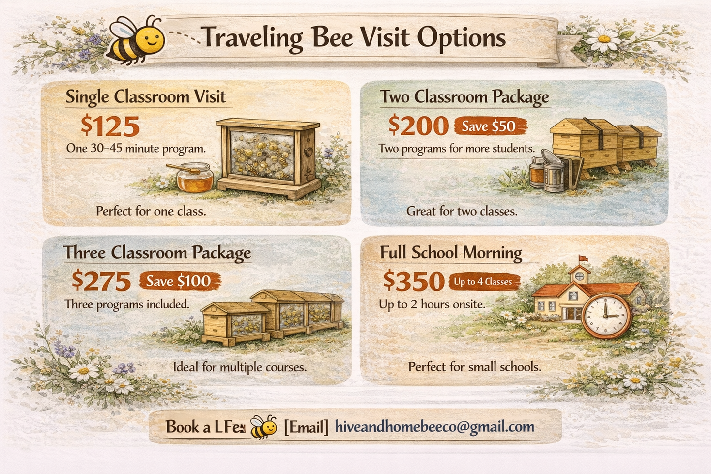 The Traveling Bee: A Hive & Home Classroom Experience