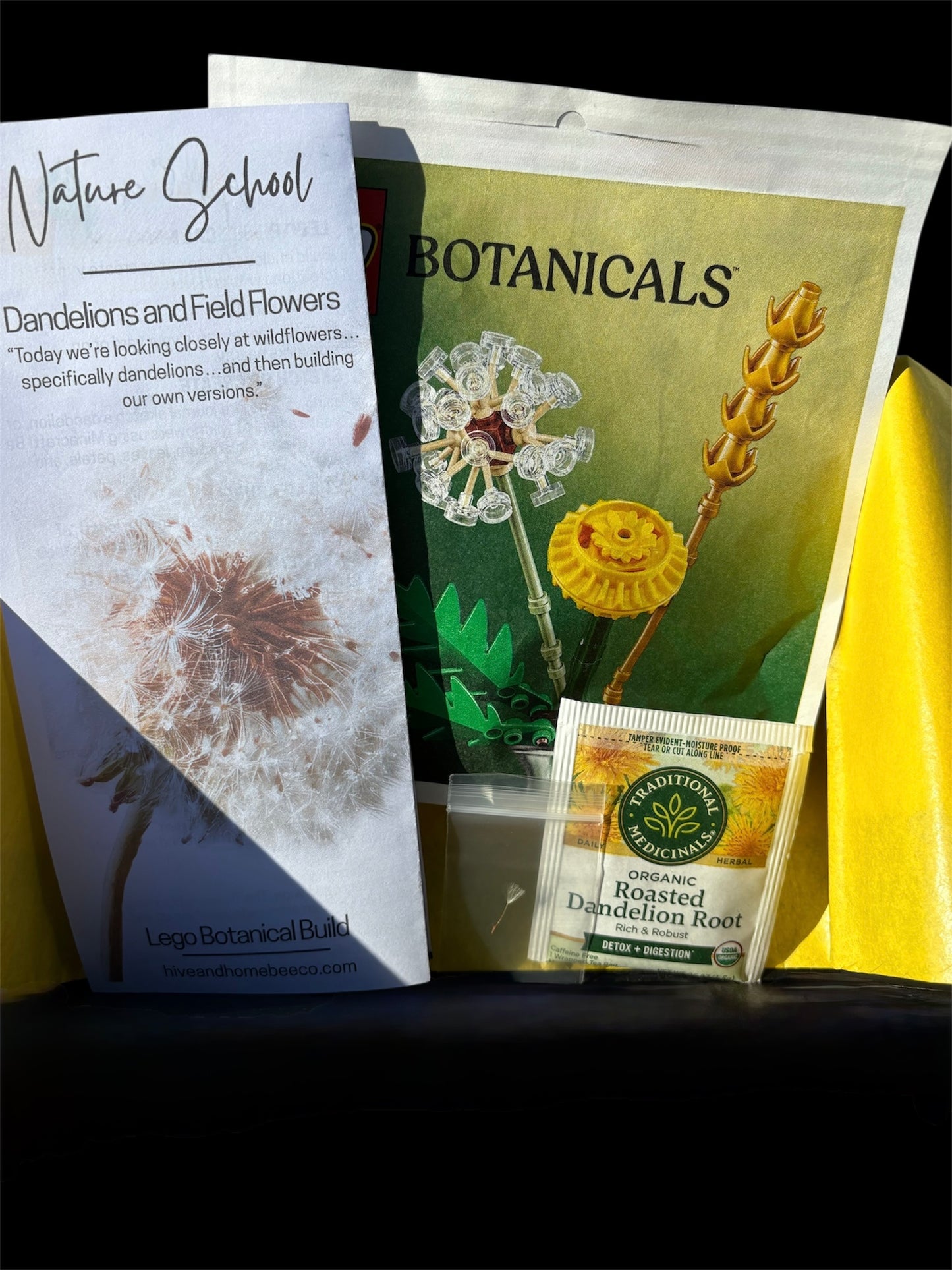 Dandelions and Field Flowers Lego Botanical Kit