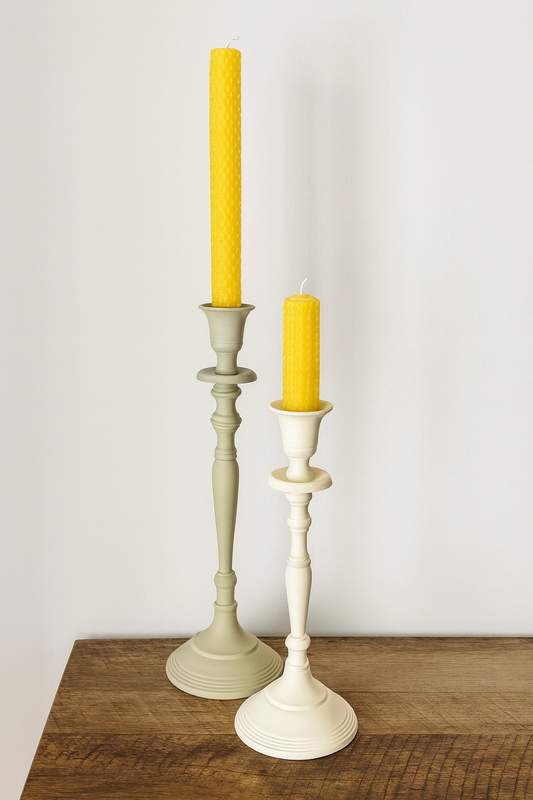 Hand-Rolled Beeswax Taper