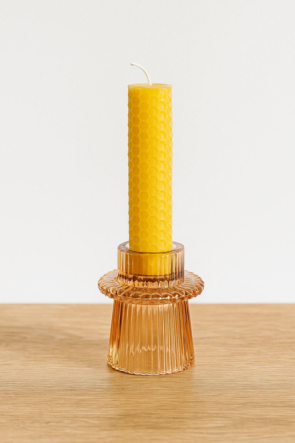 Hand-Rolled Beeswax Taper