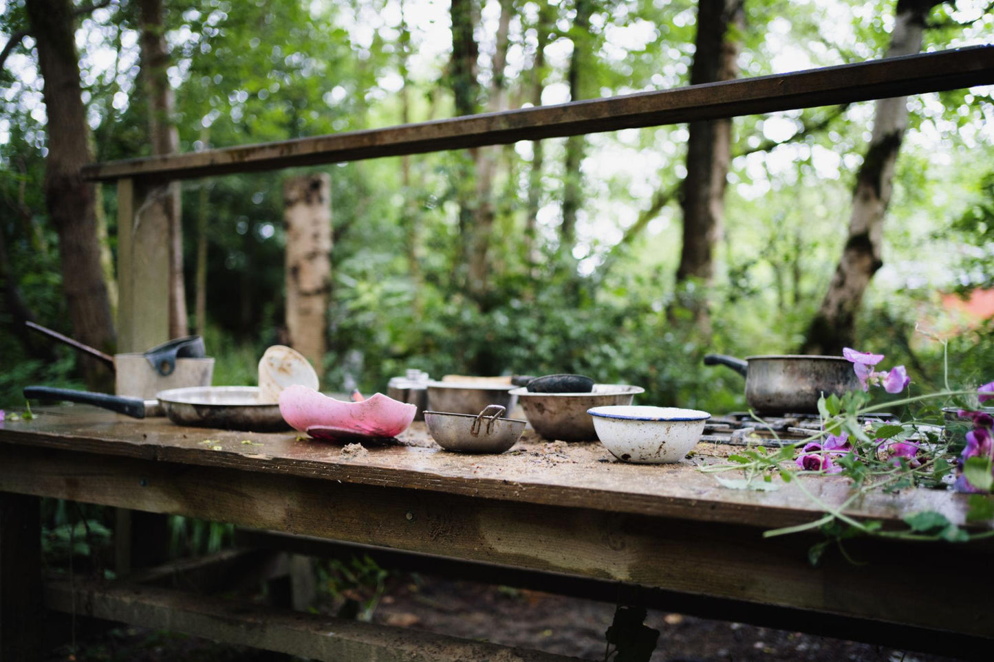 Mud Kitchen Play Guide and DIYTutorial-Nature Play Printables for Slow Childhood & Outdoor Learning